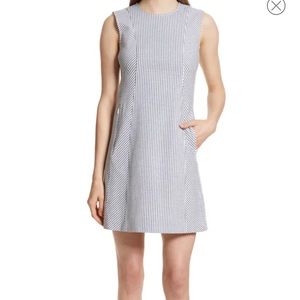 Theory Helaina Sayre Stripe A-Line Dress